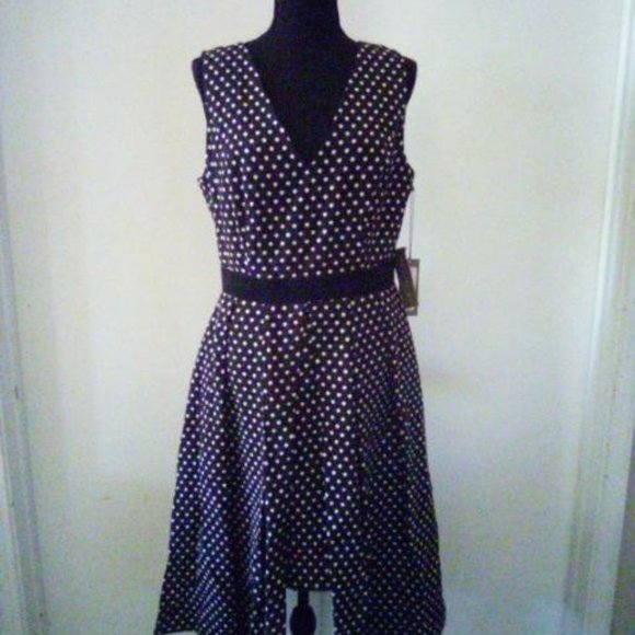 EVA MENDEZ Black and White dress - Picture 2 of 4